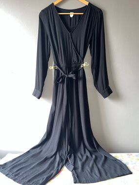 Gap Black Long Sleeve Jumpsuit - Small
